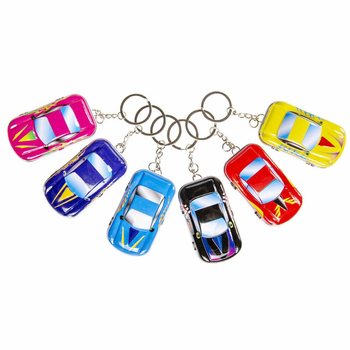 Metal Car Storage Box Keychain (48 pcs)