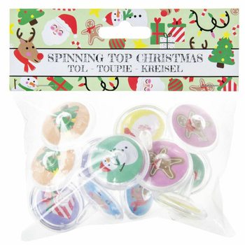 Christmas Spinning Tops (12 pcs)