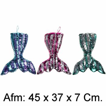 XL PLUSH MERMAID TAIL &ndash; CUSHION &ndash; 45 CM &ndash; MIXED COLOURS (4 pcs.)