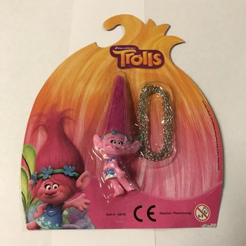 Trolls Figure on Chain with Display Card (12 pcs)