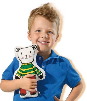 SES Creative My First - Color-in Plush Bear (1 pc.)
