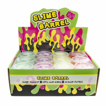 Colored Transparent Slime Tub Display (12 pcs)