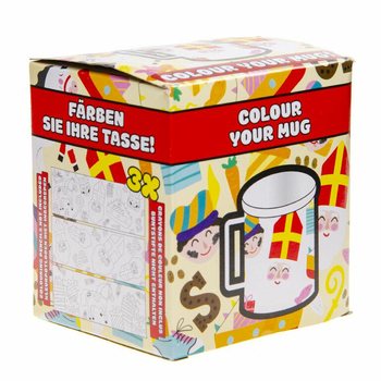 Sinterklaas Color Your Own Drinking Mug (2 pcs)