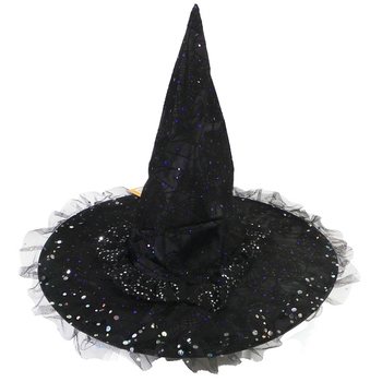 LUXURY WITCH hat with tassels and sequins (6 pcs.)