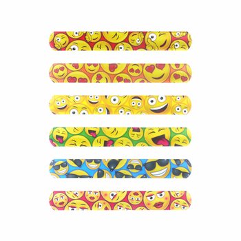 SLAP BRACELET - SMILEY (120 pcs.)