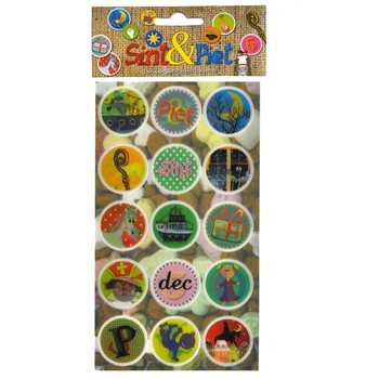 2 MOVING ST & PIET STICKER SHEETS (11st).