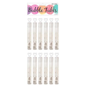 WEDDING MINI BUBBLE WANDS (1 Pack of 12 pcs.)