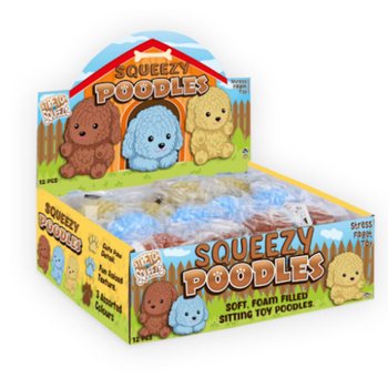 Stretchy Squishy Poodles in Display (12 pieces)