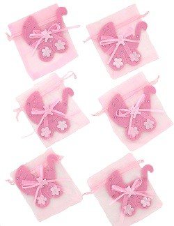 Baby Shower Gift Bag - Baby Pink (12 pcs)