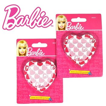 BARBIE HEART-SHAPED MEMO PAD ON CARD (6 pcs.)