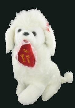 DEAR POODLE WITH HEART