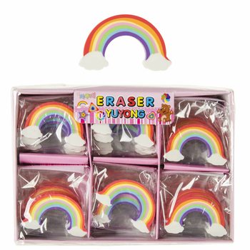 Rainbow Erasers in Display (36 pcs.)