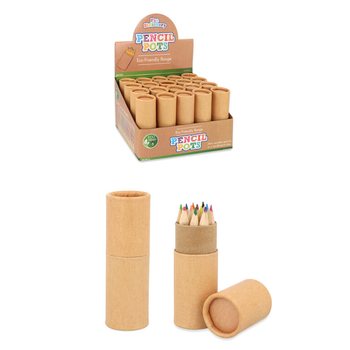 12x Colored Pencils in Tube: Model: Eco Friendly - In Display (20 pcs.)