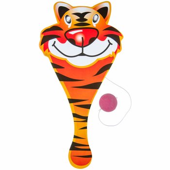 PADDLE BAT BALL GAME HAPPY ANIMALS (24 pcs)