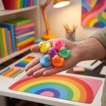 LUCKY DIP SQUISHY - DUCKS - IN DISPLAY (72 pcs)