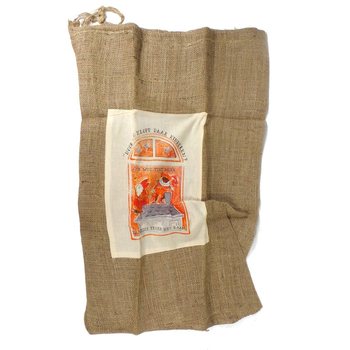 Large Jute St. Nicholas / Santa Sacks (6 pcs.)