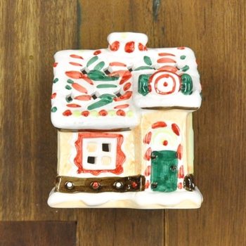 Item.nr: 601273 - Waxinelichthouder CHRISTMAS HOUSE (3St.)
