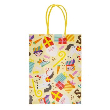 PAPER GIFT BAG - SAINT NICHOLAS - Dimensions 16x9x22 CM (12 pcs.)
