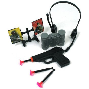 Police Toy Set on Card - Model 2 (6 pcs)