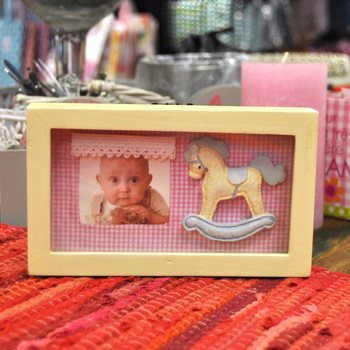 3D Photo Frame WOODEN NURSERY - MODEL 4 (6 pcs.)