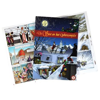 DE SINT EN HET CYBERCOMPLOT - Sinterklaas Comic Book (12 pcs)
