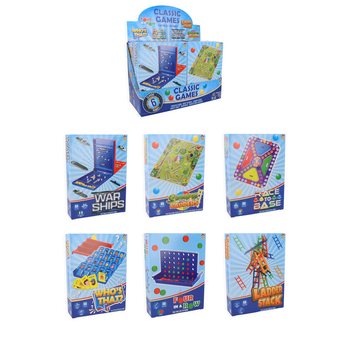 CLASSIC TRAVEL GAMES - IN DISPLAY (6 pcs.)