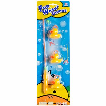 DUCKS FISHING GAME WITH 3 DUCKS ON CARD (12pcs)