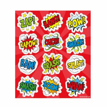 Fun Stickers: Comic Signs Display (120 Pcs)