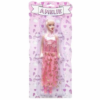 Amelie Doll on Card - Mix Colors (12 pcs)