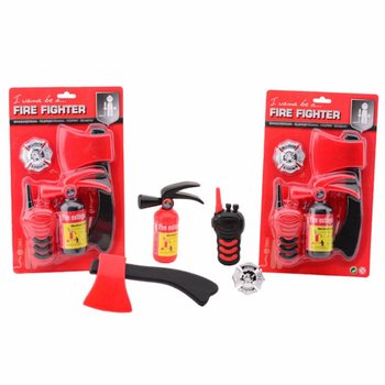 FIREFIGHTER PLAYSET ON CARD (1 pc.)
