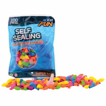 AQUA FUN - 100x Self-Sealing Water Balloons (6-pack)
