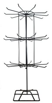 Metal Display Stand Black (3 Tiers) - 1 pc