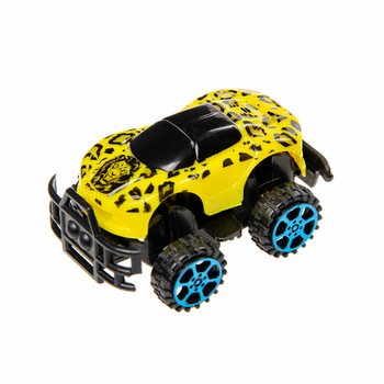 PULL BACK JUNGLE CARS IN DISPLAY (12 pcs)