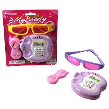 SUNGLASSES WITH TOY PHONE (6 pcs)
