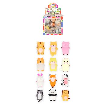 LUCKY DIP SQUISHY ANIMAL MIX - IN DISPLAY - (96 pcs)
