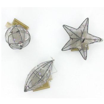 Assorted Christmas Tree Baubles (12 pcs)