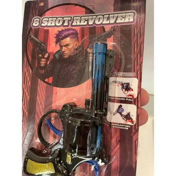8-Shot Cap Gun on Blister Card (24pcs)
