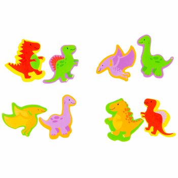 GOM MIX 2 Pieces DINO's IN DISPLAY (36pcs)