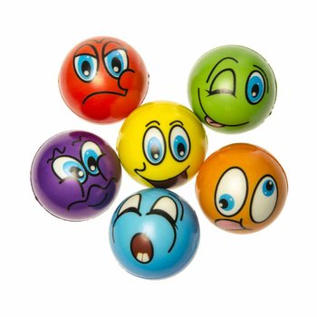 SMILEY STRESS BALLS IN DISPLAY (24 pcs)