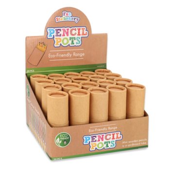12x Colored Pencils in Tube: Model: Eco Friendly - In Display (20 pcs.)