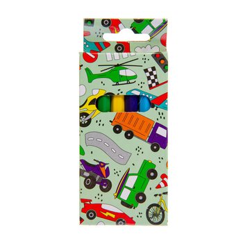 6-Piece Colored Pencil Set - Vehicles (24 pcs)