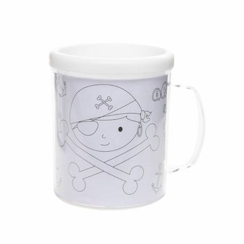 PIRATE - COLOR YOUR OWN DRINKING CUP (2pc.)