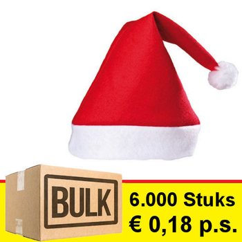 ***BULK DEAL*** STANDARD SANTA HAT (6,000 pcs)