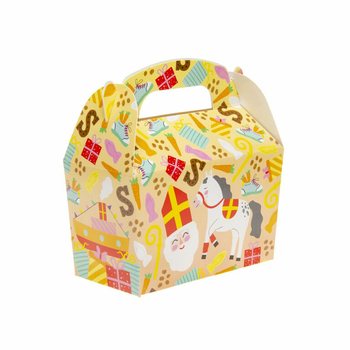 SAINT NICHOLAS TREAT BOX 12x12.5x6 Cm. (12 pcs.)