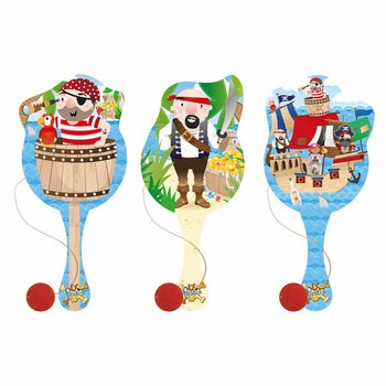 Pirate Paddle Ball Game (12 Pcs)