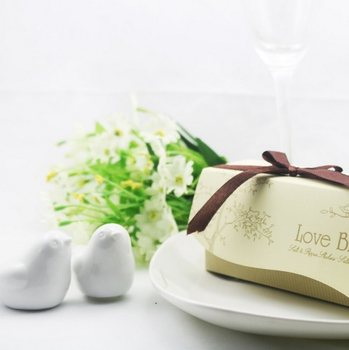 "LOVE BIRDS" SALT AND PEPPER SET WEDDING thank (5st.)