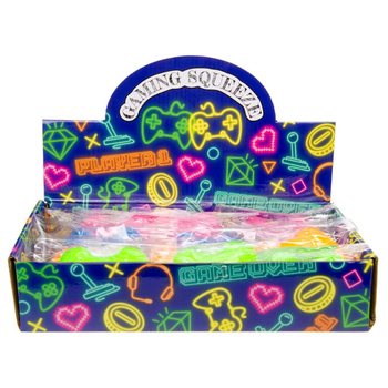 Squeeze Gamepad - Mix Neon Colors - in Display (12 pcs.)