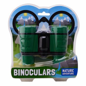 NATURE ADVENTURE BINOCULARS WITH CORD - ON BLISTER (6 Pcs)