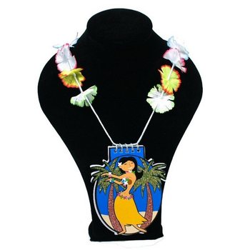 Hawaiian Flower Lei Garland with Notebook (24 pcs)
