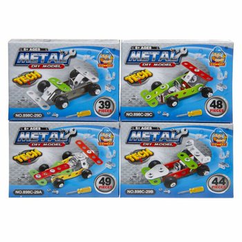 Metal Race Car Building Kit (24-pc Display)